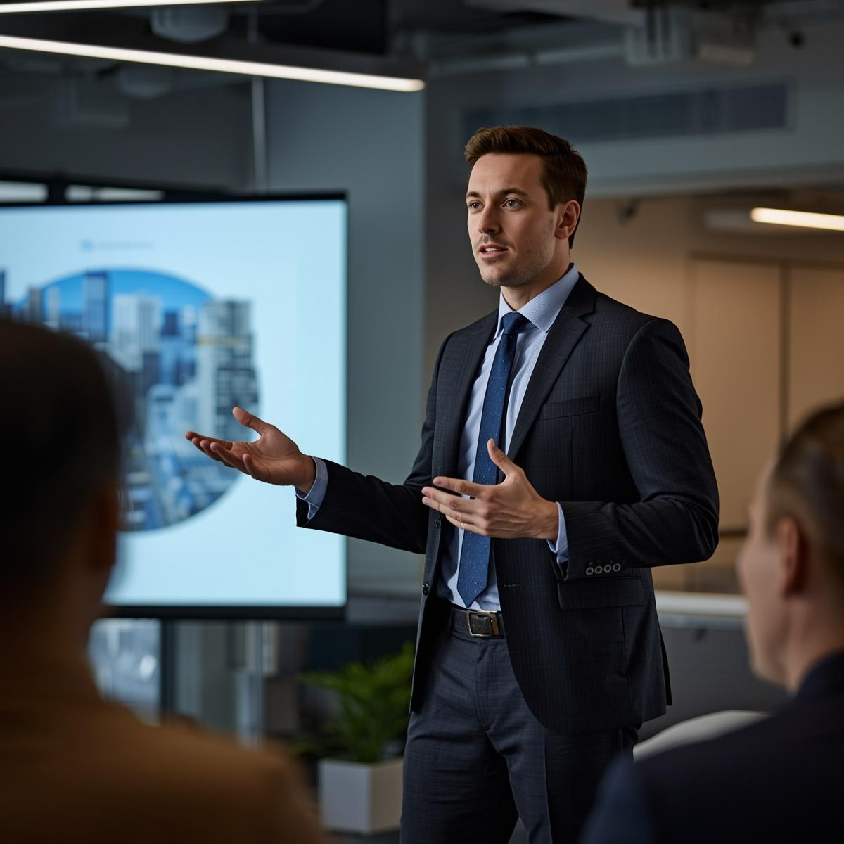 Profissional qualificado apresentando seu caso ao USCIS